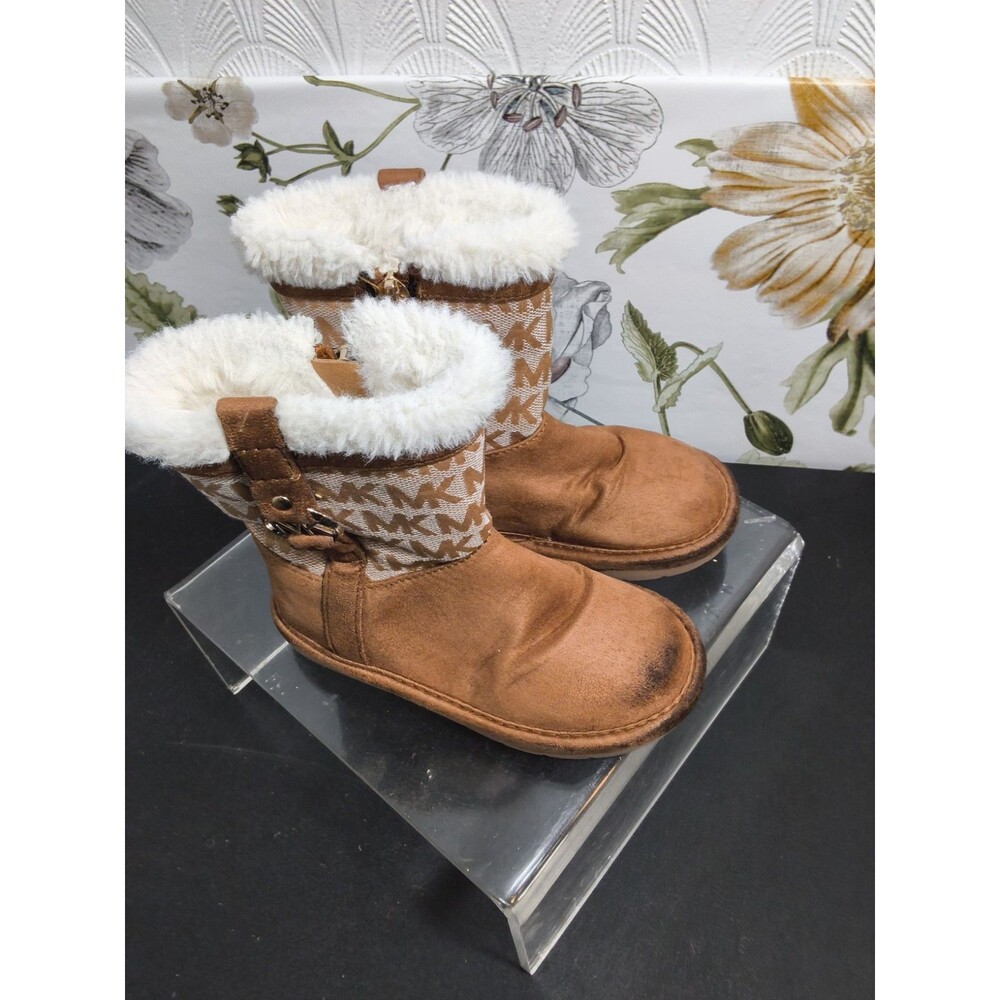 Michael Kors Youth Girl's Brown Winter Boots Sz 8
